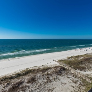 Take in the expansive water views and gentle waves from your balcony, perfect for relaxation and enjoying the outdoors