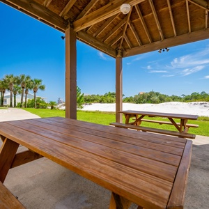 Have a picnic or grill up your biggest catch from the fishing trip under the shaded gazebo at The Dunes in Fort Morgan