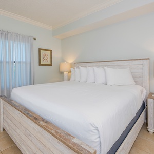 Experience restful nights in this king guest suite, awakening refreshed on your serene vacation retreat