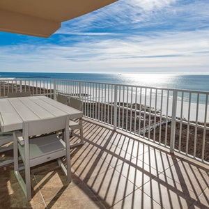 Savor coastal breezes while enjoying panoramic beach views from your beachfront balcony