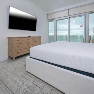 Unwind after a day at the beach and stream your favorite shows in the master and wake up to seagulls and gentle waves