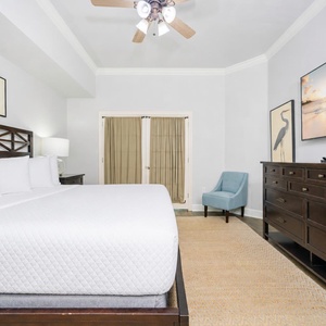 Enjoy a good movie or stream your favorite show from the king master suite as you relax after a fun vacation day