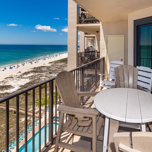 Take a seat and listen to the sounds of waves and watch the coastline stretch to meet the horizon