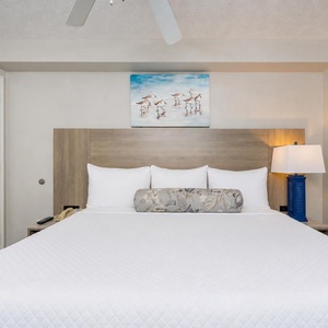 Surround yourself with fluffy pillows for a peaceful slumber in your cozy retreat