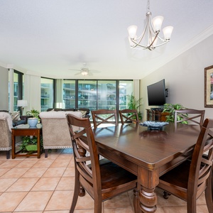 Savor a family meal or enjoy a fun game night with the coastal vibe and create lasting memories with loved ones