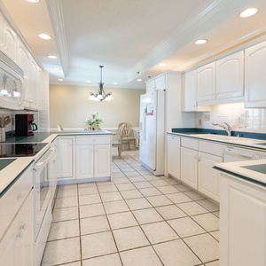Prepare delicious meals in this spacious kitchen and create lasting family memories on your vacation