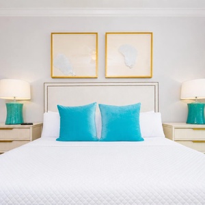 Drift into relaxation on the king in this guest bedroom that invites peaceful nights and refreshing mornings