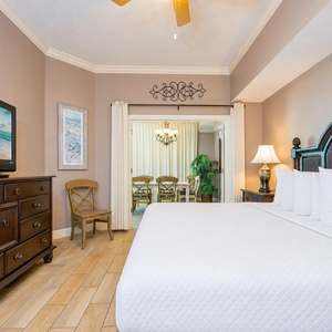 Relax after a fun beach day and stream your favorite shows from the cozy king bed in the master suite