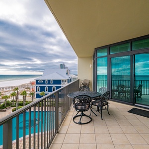 Discover the refreshing pool area with gradual entry, indoor hot tubs and pool, lazy river, and waterslide