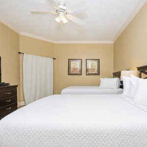 Drift into restful sleep on plush queen beds in this guest room, and get ready for peaceful beach mornings