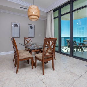 Enjoy a fun game night or family meal with beach views and experience memorable vacation moments