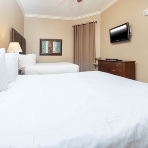 Unwind in this queen guest suite and enjoy a good movie after a beach day