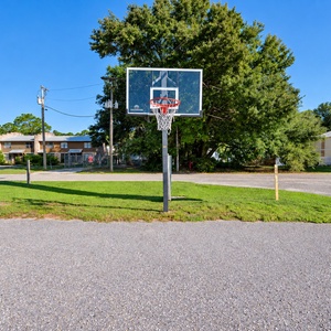 Enjoy a game of basketball on the on-site basketball court.