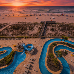 Twilight views and lazy river nights, vacation mode activated