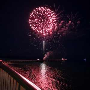 Watch the night sky come alive with stunning fireworks displays from the comfort of your balcony during the 4th of July holiday