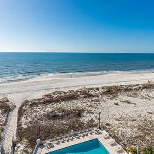 Enjoy stunning beachfront views from the balcony, perfect for relaxing and soaking in the serene atmosphere