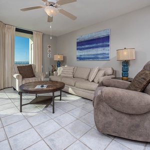 Phoenix VII 7306, Orange Beach, Alabama, beach front, 2 bedroom condominium on the 3rd floor with extended balcony