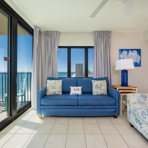 Phoenix All Suites West Hotel 801, Gulf Shores, Alabama, beach front, 1 bedroom corner hotel suite on the 8th floor