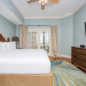 Relax after a fun beach day and stream your favorite shows from the cozy king bed in the master suite