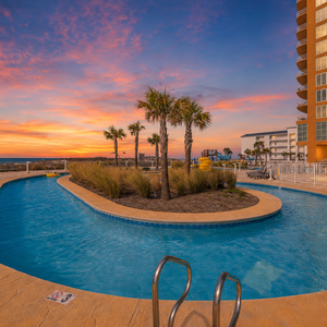 Sunset reflections and lazy river relaxation at its finest
