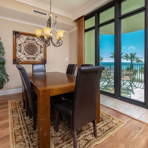 Savor a family meal or enjoy a fun game night with beach views and create lasting memories with loved ones
