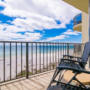 Lounge on your balcony overlooking the stunning gulf coastline and doze to the sound of waves and seagulls