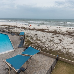 Take a refreshing dip in the gradual entry pool while enjoying views of the beach and the gentle sounds of the waves nearby