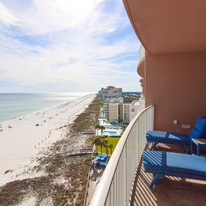 Lounge on your balcony overlooking the stunning gulf coastline and doze to the sound of waves and seagulls