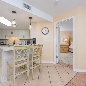 Gather around the kitchen counter, sipping your favorite beverages while sharing laughter and stories with family