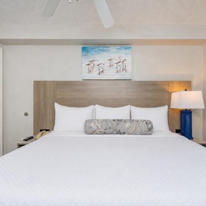 Surround yourself with fluffy pillows for a peaceful slumber in your cozy retreat