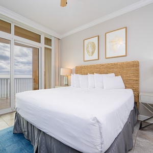 Feel the coastal breeze as you wake up in the king master suite, then step outside to enjoy the stunning beachfront views