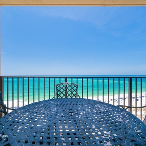 Relax on your balcony and enjoy the stunning views and fresh coastal breeze