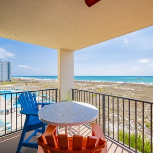 Lounge on your balcony, soaking up beach vibes as you admire the stunning coastal views