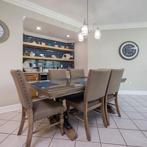 Enjoy a fun game night or family meal with coastal balcony views and create lasting memories with loved ones