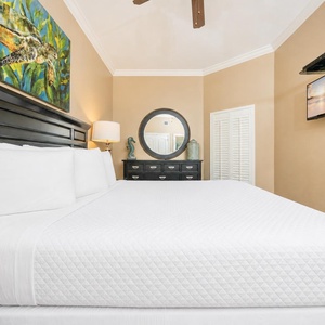 Rest comfortably in this serene guest suite with a king bed, where you can enjoy streaming your favorite shows