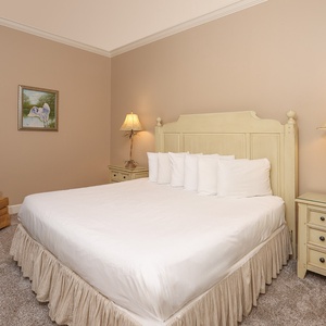 Feel the tranquil charm as you nestle into the king bed in this guest room, inviting restful evenings