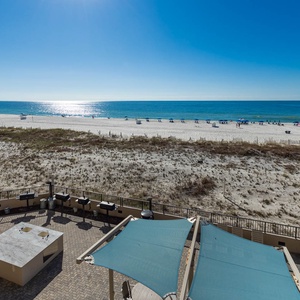 Enjoy the stunning view from your outdoor balcony, perfect for enjoying the coastal atmosphere and fresh air