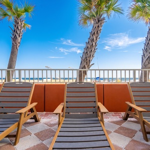 Kick back on the chaise lounges and soak up the sunshine beside the pool
