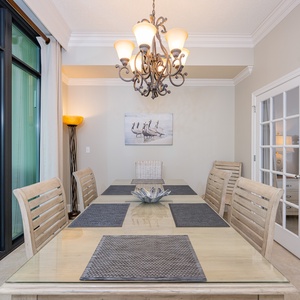 Savor a family meal or enjoy a fun game night with beach views and create lasting memories with loved ones