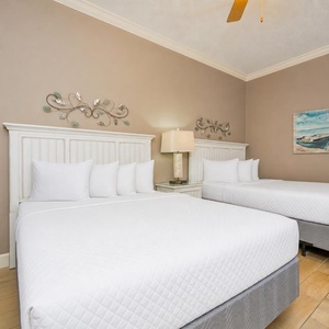 Relax in this guest room, where plush queen beds await you for a restful night's sleep after beachside adventures