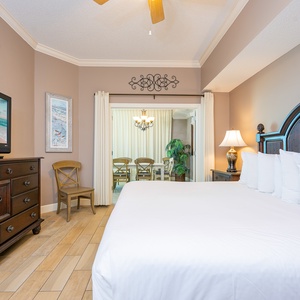 Relax after a fun beach day and stream your favorite shows from the cozy king bed in the master suite