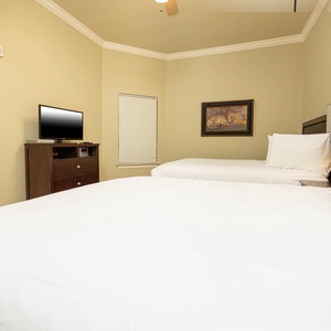 Unwind in this queen guest suite and enjoy a good movie after a beach day