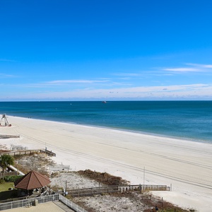 Watch the coastline stretch into the distance and the horizon meet the sky from your balcony while you soak up the sun