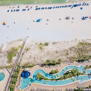 Lounge in the lazy river on floats, brave the fun waterslide, relax in indoor hot tubs, or cool off in the indoor pool