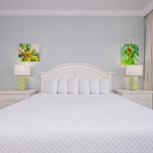 Rest into plush pillows in the king master suite where peaceful quiet settles around you