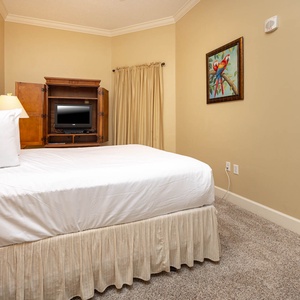Unwind in this queen guest suite and enjoy a good movie after a beach day