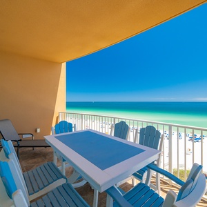 Evening hues invite you to share stories and cool drinks while the coast stretches endlessly before you