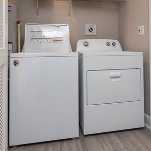 Easily refresh your beach attire with the in-unit laundry, ensuring you're always ready for new adventures