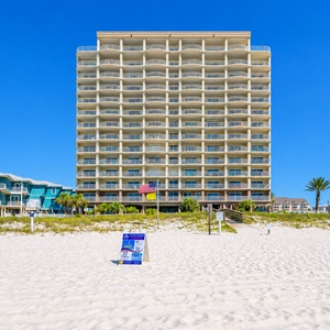 Experience a beachfront vacation at Royal Palms in Gulf Shores with beachfront rentals and amenities in the heart of the city