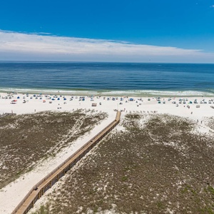 Watch the coastline stretch into the distance and the horizon meet the sky from your balcony while you soak up the sun